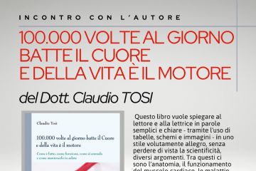 Locandina evento con riassunto del libro