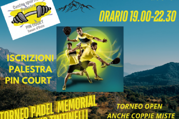 Locandina torneo padel