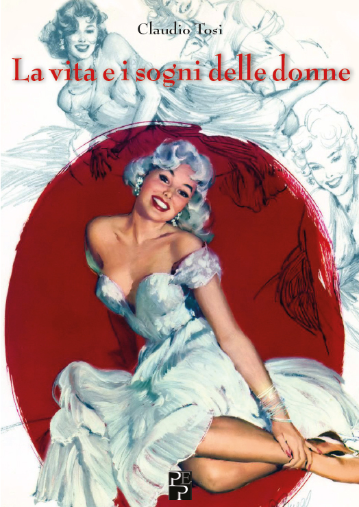Copertina del libro con una ragazza con un vestito bianco al centro